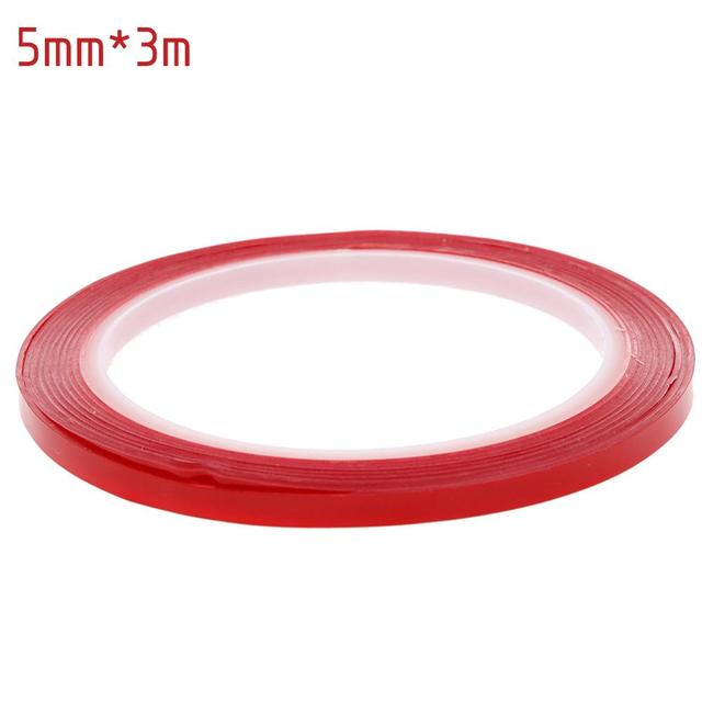 Length 3/10 M Width 5/10/15/30 MM Strong Clear Transparent Acrylic Foam Adhesive Tape for Home Car Office School