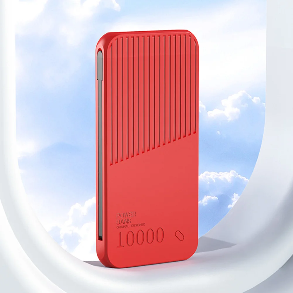 Ультратонкое зарядное устройство для Xiaomi Mi iPhone 10000 мАч внешний аккумулятор с USB