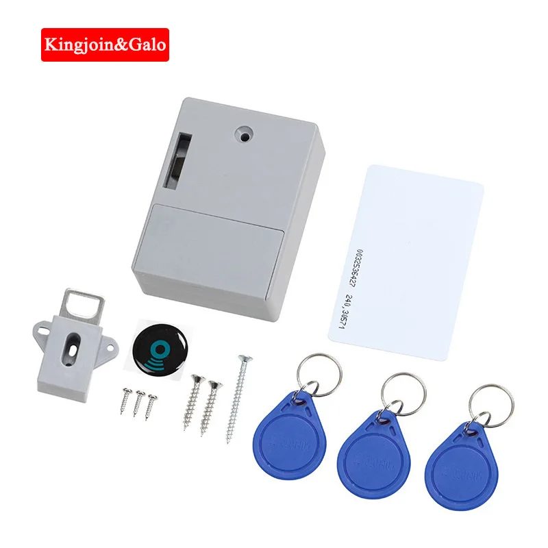 

Smart Electronic Lock No Hole Installation Invisible Hidden RFID Furniture Keyless Door Lock For Drawer/Cabinet Sensor Locker