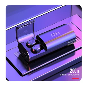 

TWS Bluetooth Wireless Headset Bluetooth V5.0 Headset Bass Stereo S11 Two-way Call Earbuds In-Ear Headphones with Power Bank