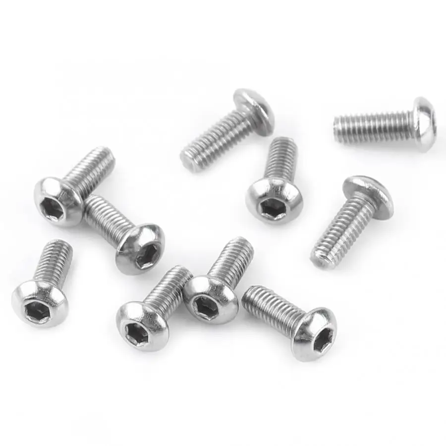 

304 Stainless Steel Screws Bolts nuts 440pcs M3 M4 M5 304 Stainless Steel Hex Socket Button Head Bolts Screws Nuts Kit