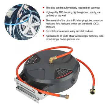 

auto repair tools Air Hose Reel Retractable ABS Housing Workshop Auto Repair Pneumatic Tool 12 Meters tire studding tool