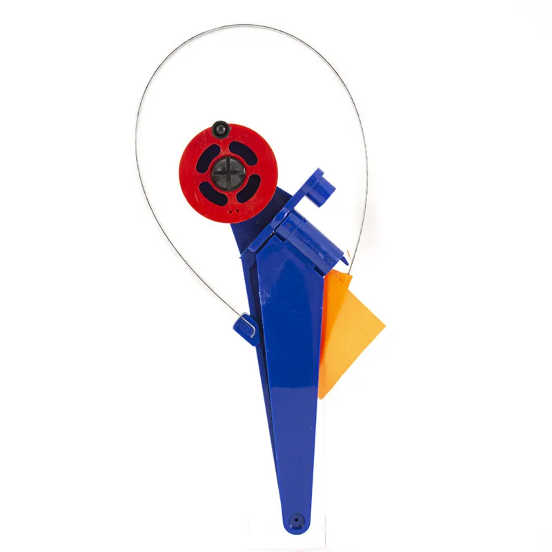 Портативная прочная зимняя удочка для подледной рыбалки, с флагом, без рук, компактная удочка, оборудование для рыбалки на открытом воздухе - Цвет: B1