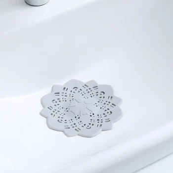 

4pcs Anti Clogging Shower Accessories Residue Filter Kitchen Bathroom Trap Tub Home Sink Drain Strainer Soft TPR Hair Catcher