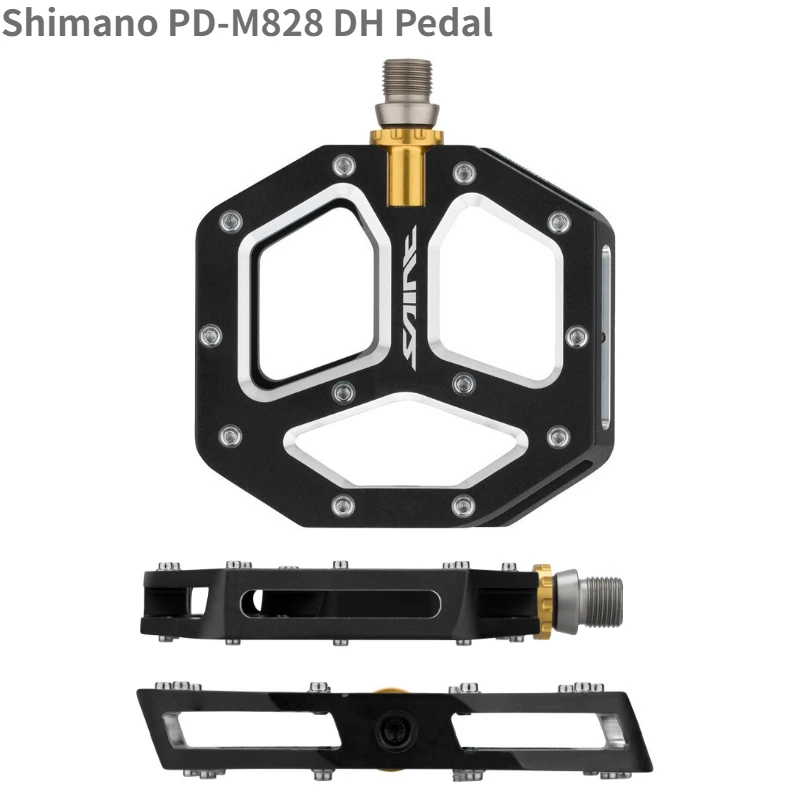 Perennial mor person Shimano Saint Pd-m828 Flat Pedal Shimano Genuine Goods Is Perfect For  Downhill Or Freeride Mountain Bike Pedal Dh Pedal - Bicycle Pedal -  AliExpress