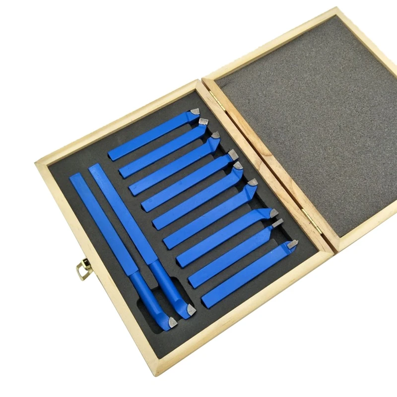 

11 Pcs Metal Carbide Welding Cutter 8mm 10mm Brazed Tipped Tool Bit Cutting Kit