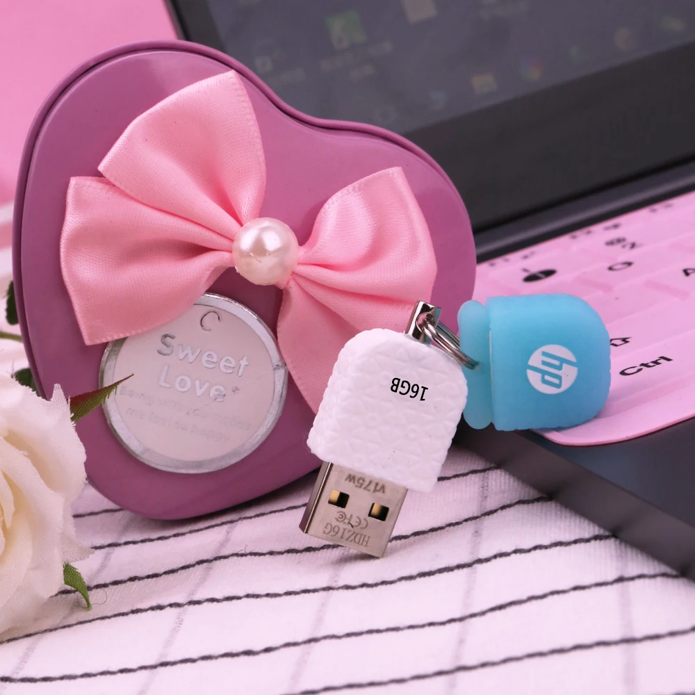 hp милый силиконовый Желейный U диск 8 ГБ 16 ГБ 32 ГБ 64 ГБ USB флэш-накопитель Флешка USB 2,0 флэш-накопитель