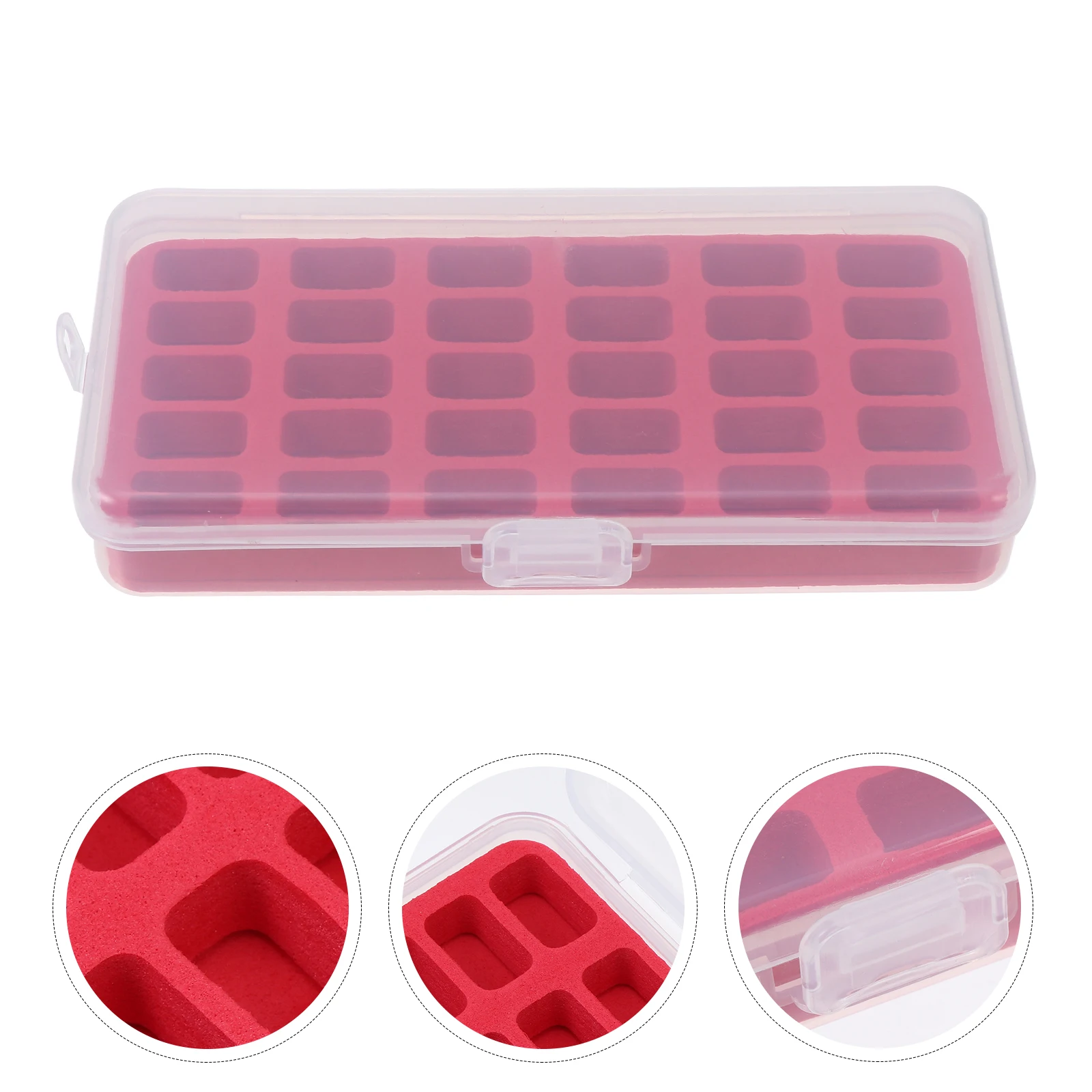 1pcs 30 Slots Bobbin Storage Case Holder Plastic Box | Дом и сад
