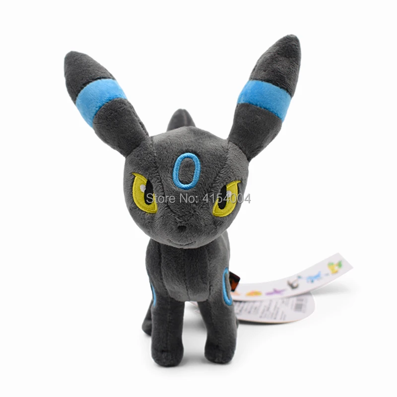  Umbreon Eevee Evolution Standing Shiny Animal Stuffed Plush  Quality Cartoon Toy : Toys & Games