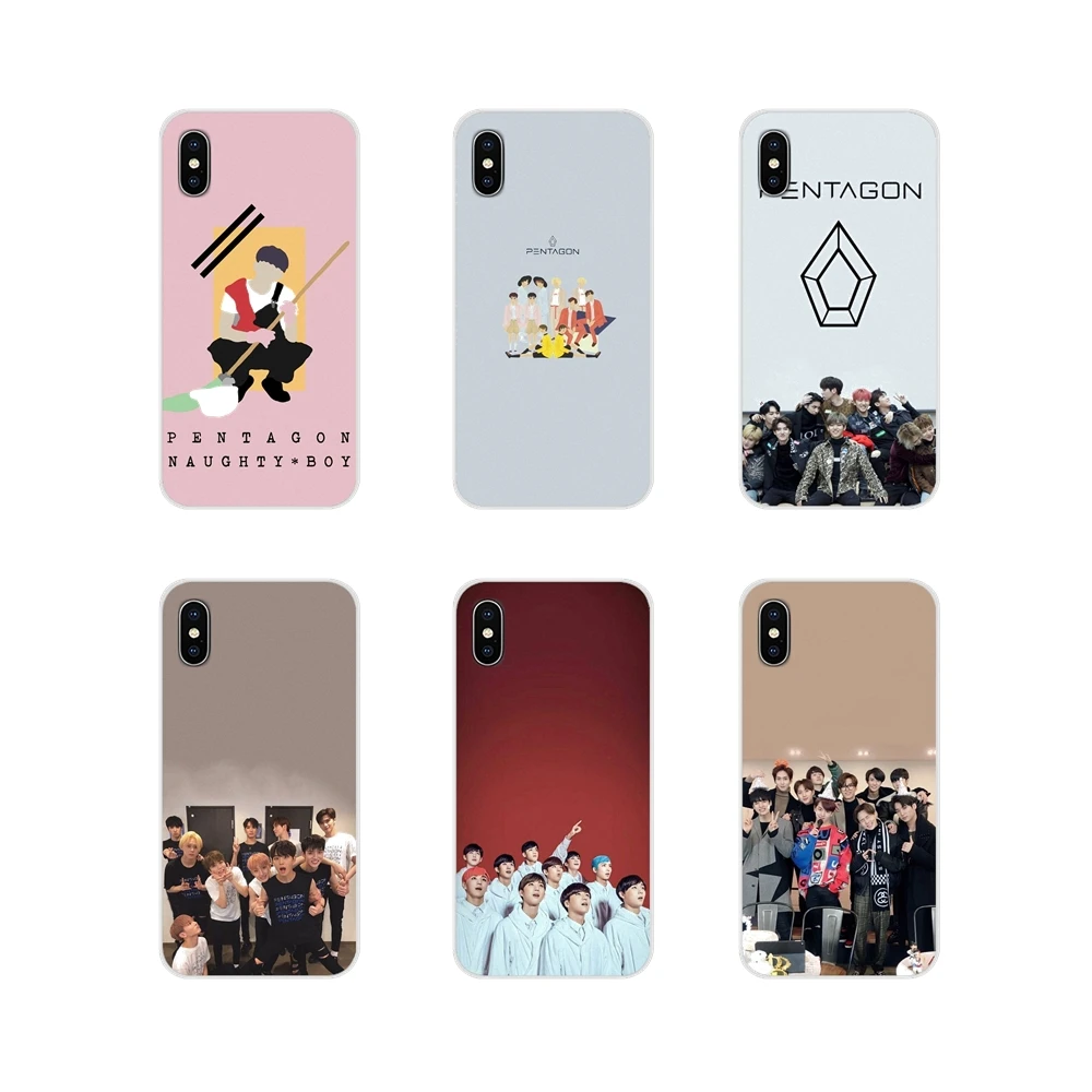 Чехол для Samsung Galaxy J1 J2 J3 J4 J5 J6 J7 J8 Plus 2018 Prime 2015 2016 зеркальный чехол Pentagon kpop Korean group boy |