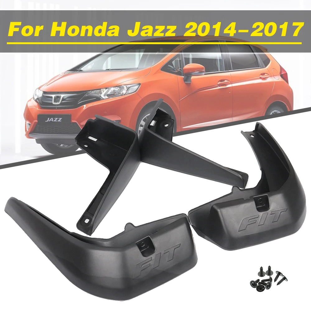 4 шт. для Honda Jazz аксессуары Брызговики автомобильные передние задние брызговики Брызговики крыло вспышки