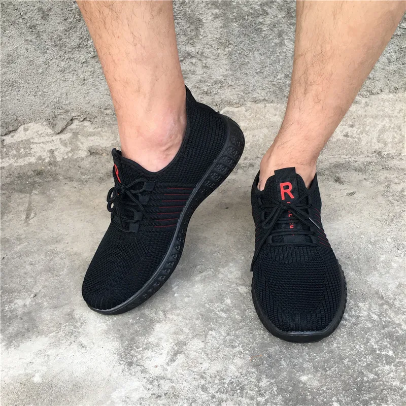

HKJL Men's shoes spring and summer 2020 new non-slip men sports shoes breathable single shoes net shoes running shoes tide shoes
