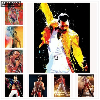 

5D DIY Diamond Painting Queen Band Freddie Mercury Diamond Embroidery Rhinestones Pictures Full Diamond Mosaic Decoration gift