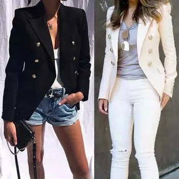 

2019 New Women Slim Fit Jacket Office Party Blazer Suit Formal Coat Cardigan Oversized
