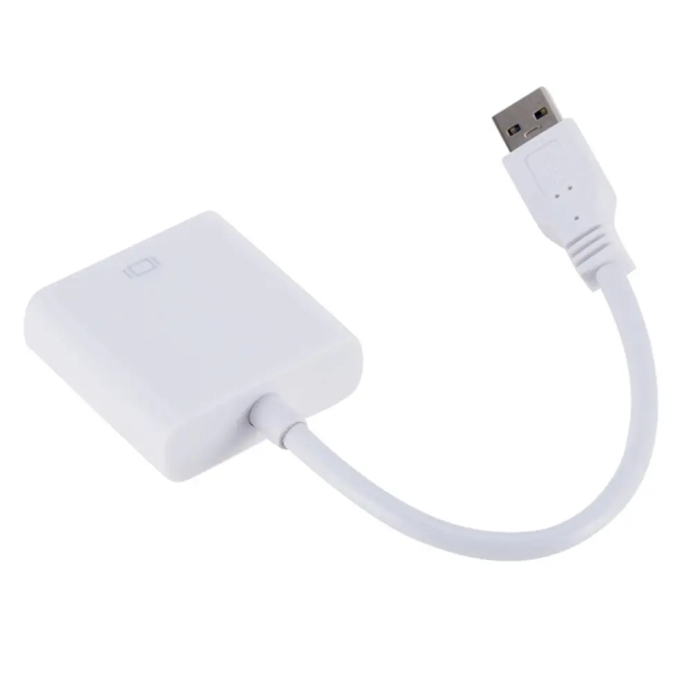 USB 3,0-VGA Кабель-адаптер внешняя графическая карта видео мульти-дисплей конвертер адаптер для ПК ноутбук Windows 7 8 10