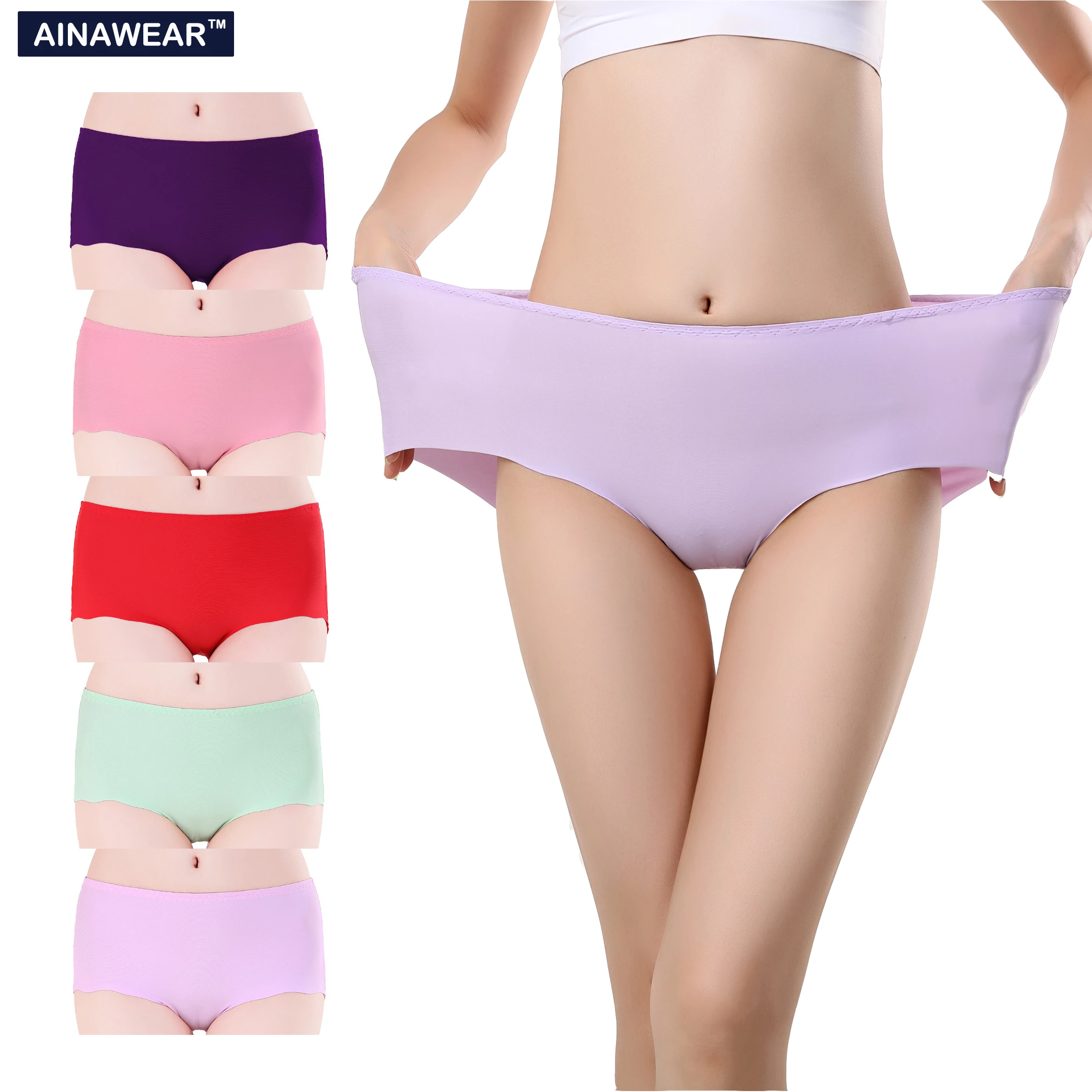 Нижнее белье трусы размера плюс XXXXL женские трусики vs Pink бесшовные хлопковые 4XL