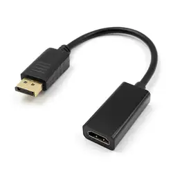 Большой DisplayPort к HDMI кабель адаптер HD 1080P мужчин и женщин DP к HDMI конвертер для всех устройств с DisplayPort