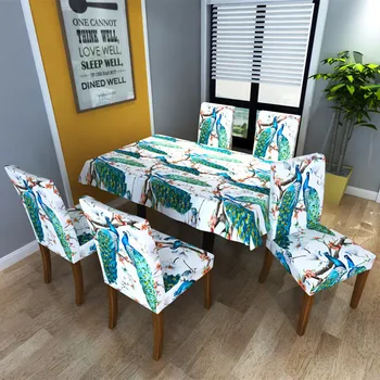 

Christmas Merry Christmas 3D digital printing Table Cloth Rectangular Tea Table Cover Dining Home Decor Double Eleven Promotion