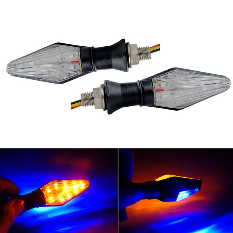 

Universal Motorcycle Black 12LED Blinker Signal Indicator Light 12V