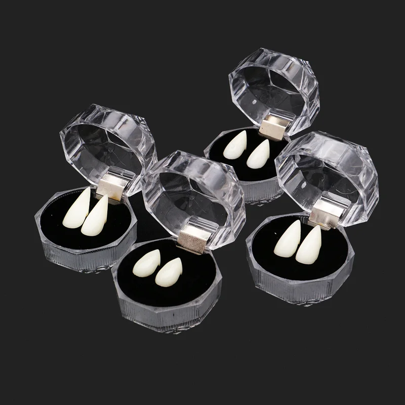 Halloween Props Vampire Teeth Fangs Dentures Costume Props Party Favors Mask Holiday DIY Decorations horror adult for kids