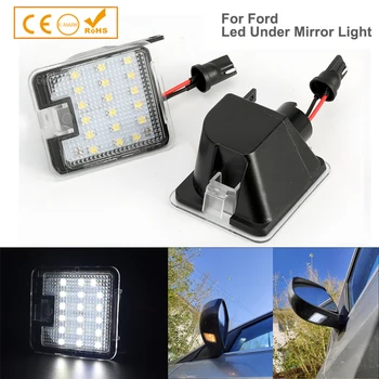 

2Pcs LED Under Side Mirror Puddle Light for Ford C-max Focus Kuga Escape Mondeo IV LED Courtesy light Super Bright