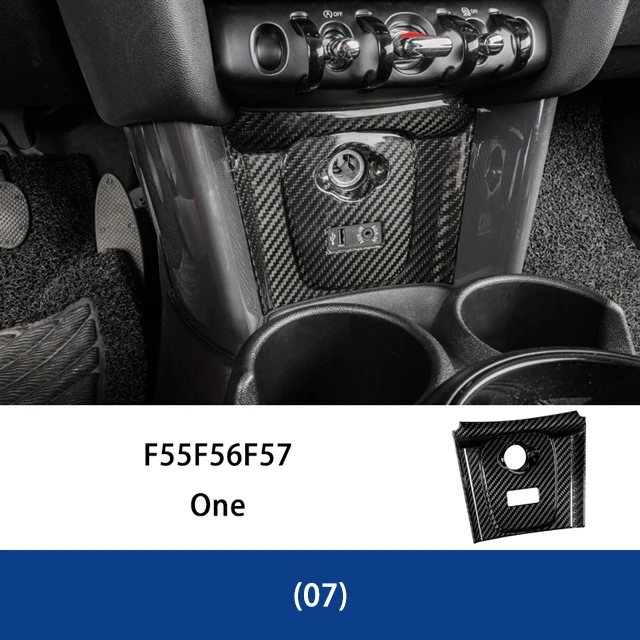 Auto Carbon Fiber Schutz Abdeckung Für MINI Cooper F54 F55 F56 F57 F60 Auto  zubehör innen Dekoration Aufkleber Änderung - AliExpress