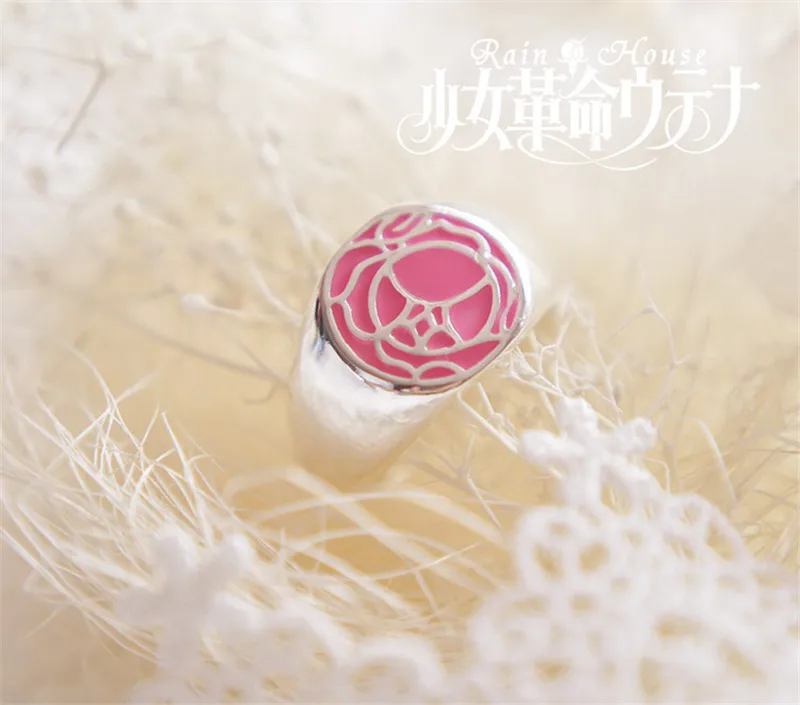 

New Revolutionary Girl Utena Utena Tenjo GEM cosplay ring accessories Anime New Best Props Xmas Gifts