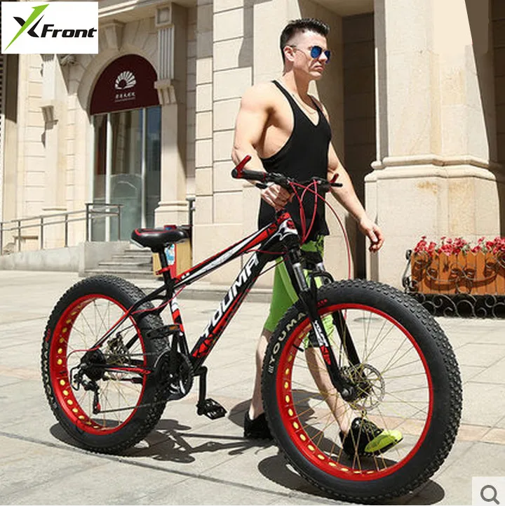 Велосипед X Front с широкими колесами 27 скоростей 4 0 толстых шин|Велосипед| |