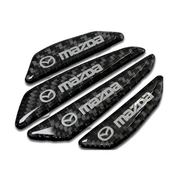 

4pcs Car Door Side Edge Protection Guards Decorative Sticker for Mazdas 5 6 323 626 RX8 7 MX3 MX5 Atenza Axela Car Accessories