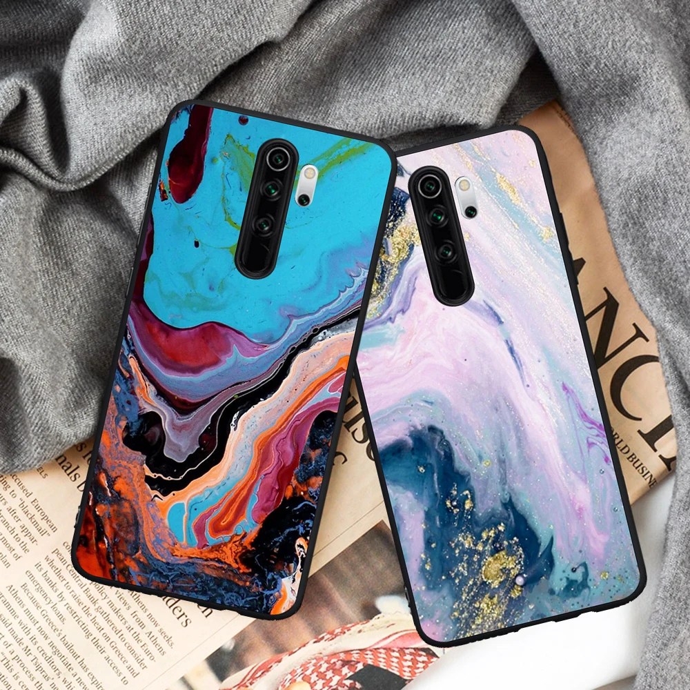 

Luxury Geometric Marble cover Phone case for Xiaomi Mi 9T Redmi Note 5 6 7 8 K20 K30 9T Pro SOFT silicone TPU etui coque cover