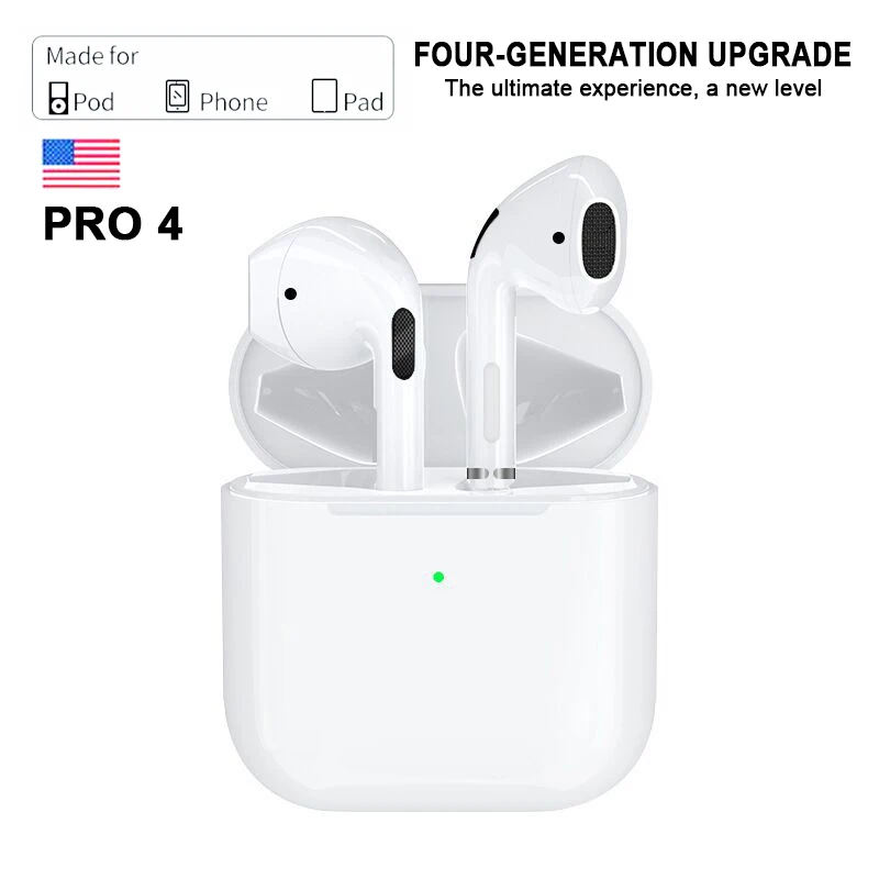 Оригинальная беспроводная гарнитура Pro4 TWS Bluetooth подходит для Apple Huawei Xiaomi и Samsung