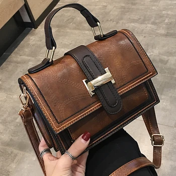 

louis Leather Women Shoulder Bag Simple Handbags Famous Brands Women Messenger Bag Small Tote Bags Vintage Ladies Crossbody Bags