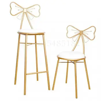 

Modern minimalist home backrest restaurant dining chair Nordic fashion simple coffee chair desk chair creative leisure stool