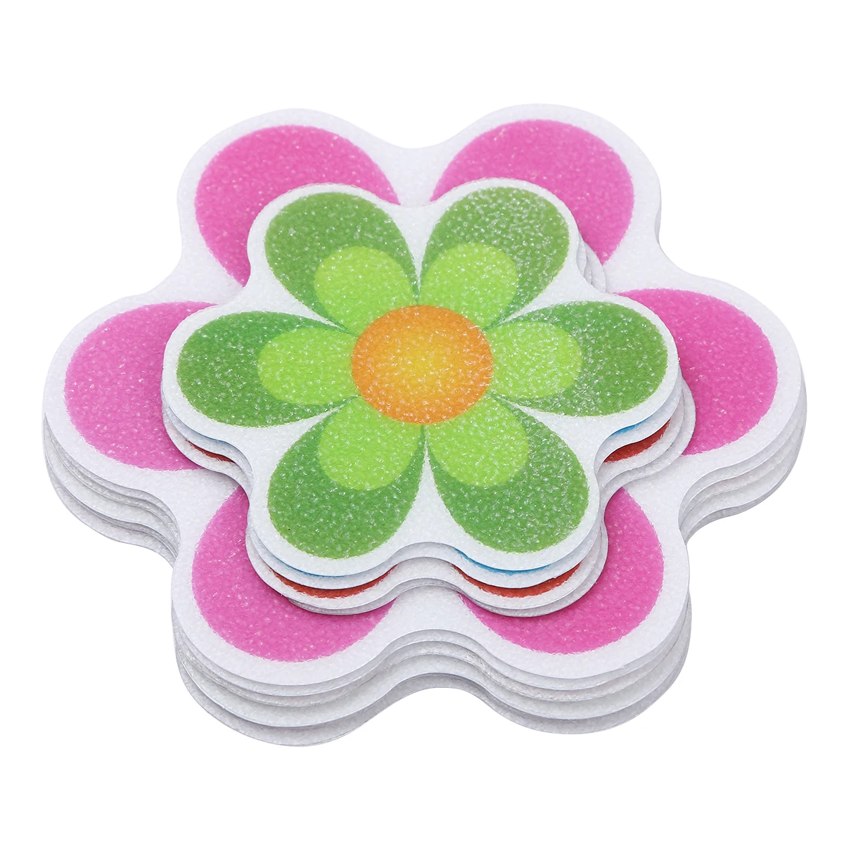 20PCS Flower Anti-slip Safety Treads Applique Stickers Decals Tub Mat Decals Mat 