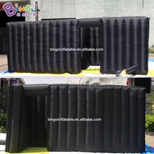 Рекламные 10 м надувной лабиринт/надувной резервный лабиринт с полностью черной Оксфордской фарбической заказной игровой моделью