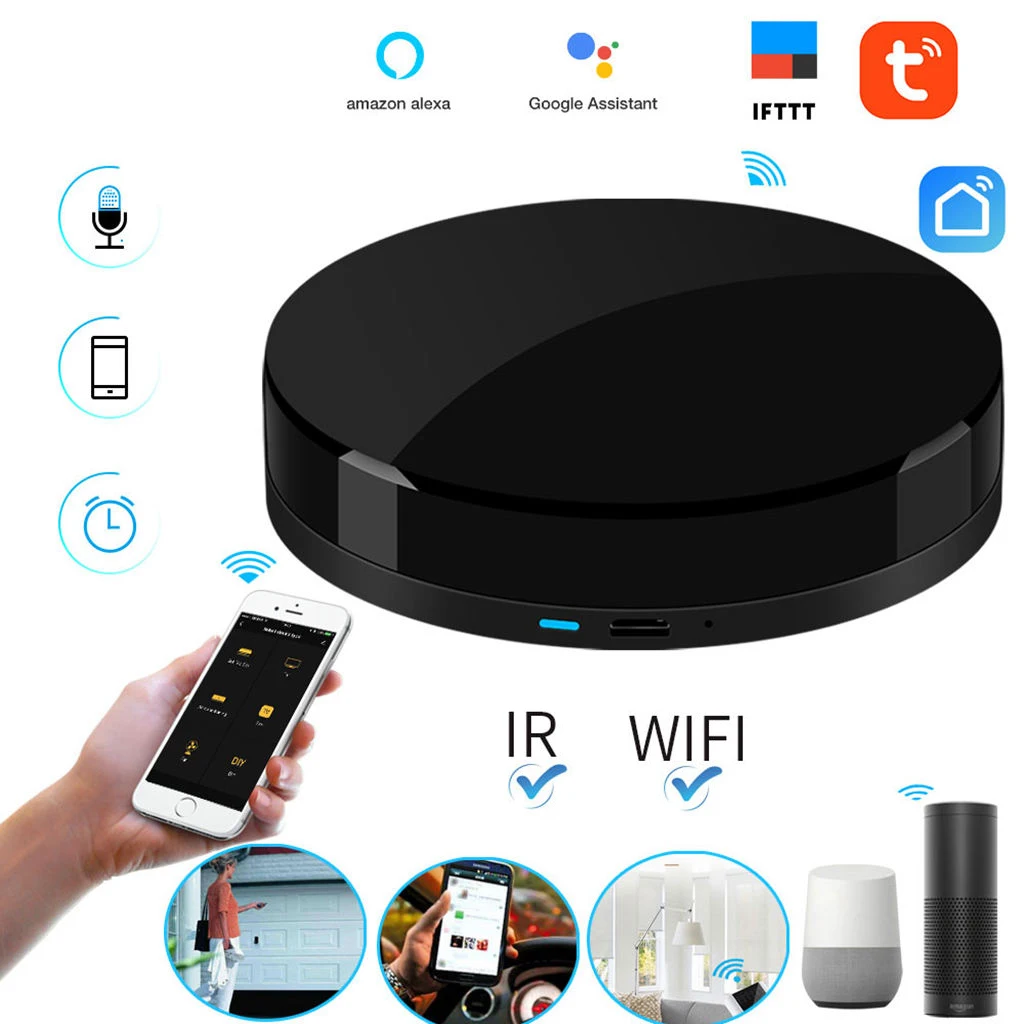 Голосовое управление для Alexa Google Home Tuya Универсальный умный пульт дистанционного управления умный дом автоматизация умного дома Wifi+ ИК-переключатель приложения