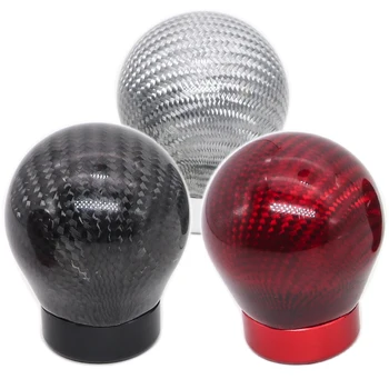 

Real Carbon Fiber Aluminum Gear knob Manual Transmission Aluminum Gear Shift Knob For Honda VW BMW
