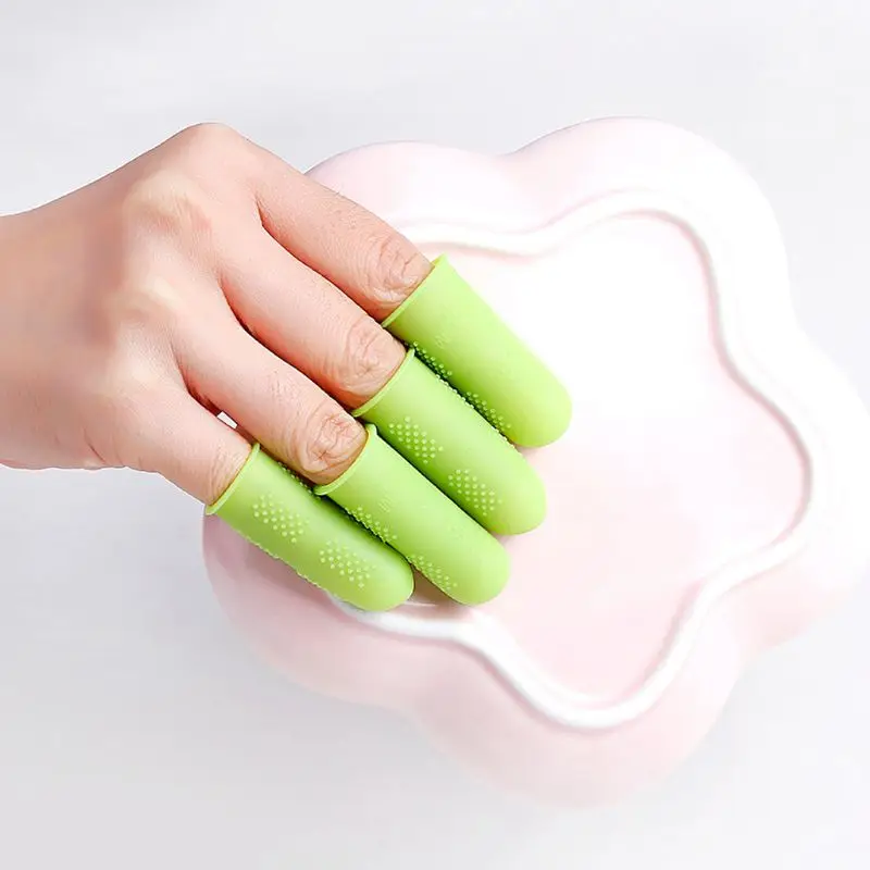  Finger Protectors,12 Pieces, Silicone Finger Protectors, 3  Sizes Rubber Fingers Thimble Protectors Guard Tips Caps Pads Cover for Hot  Glue Gun, Embroidery, Sewing, Cutting