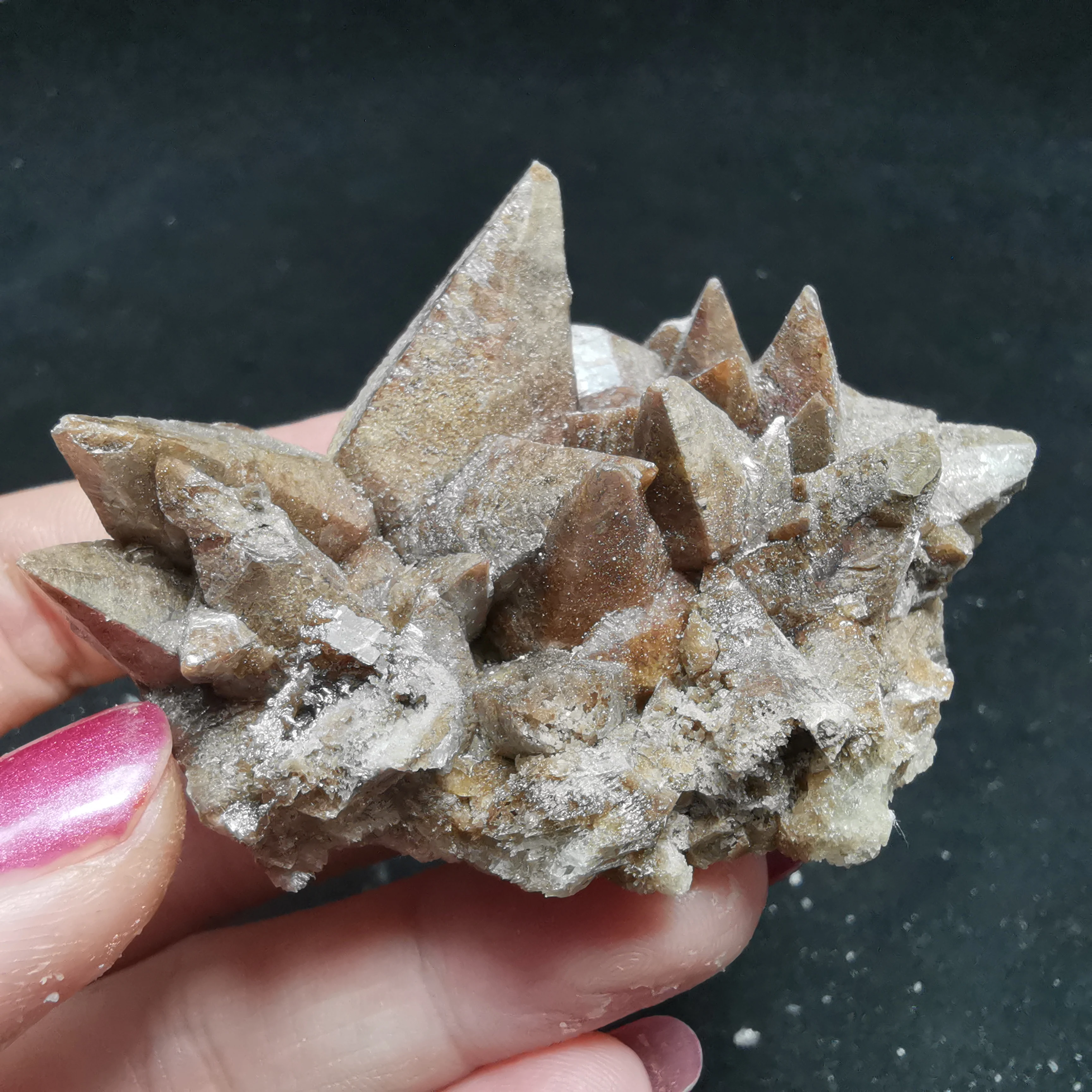 

54.5g100% natural rare calcite mineral specimen and CRYSTAL HEALING CRYSTAL QUARTZ GEM