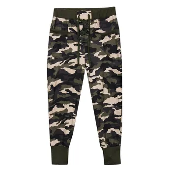

Fashion Women's High Waist Camouflage Casual Cotton Long Pants Elastic Military Army Trouser Pencil Pants Pantalon Leggings NEW