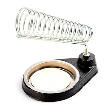 

Hot XD-Soldering Iron Stand Holder Metal Weighted Base with Cleaning Pad