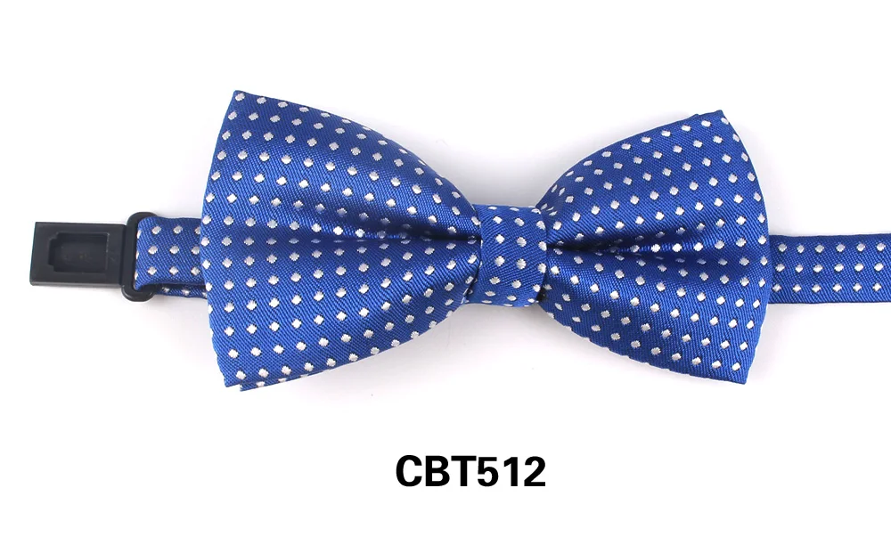Новые точки дети бабочкой модные галстуки Регулируемый мужской галстук для мальчика и девочки полиэстер Pre-Tied - Цвет: CBT512