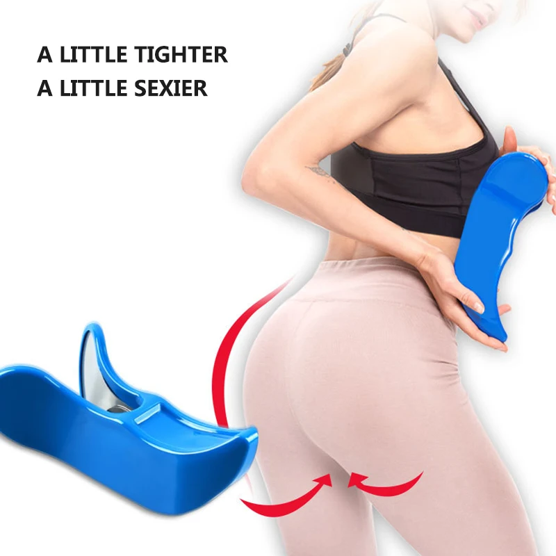 Adult female hip trainer plump sexy hips PVC+ steel clip pelvis bottom muscle training fitness equipment home