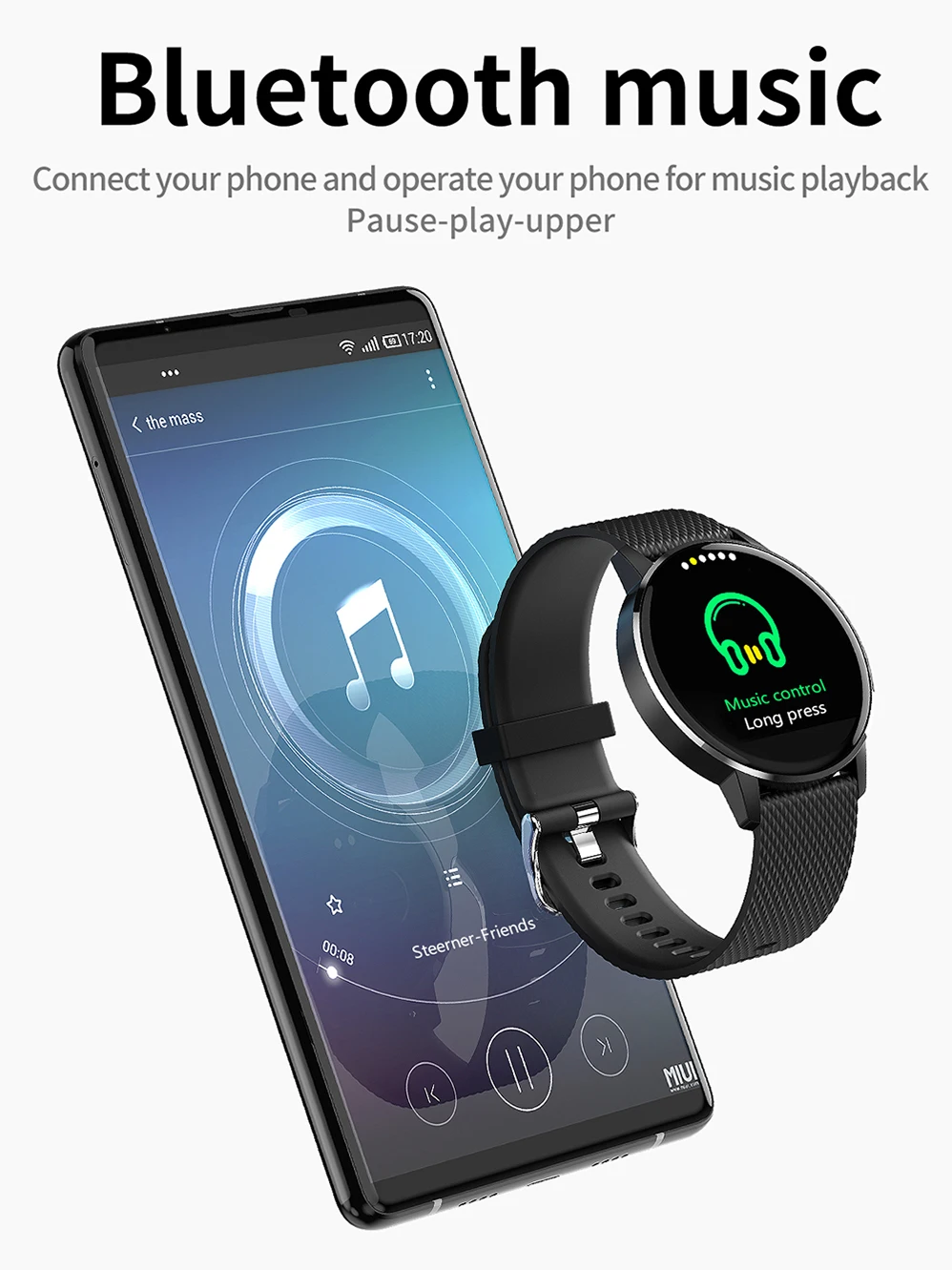 Умные часы COLMI T4, браслет, пульсометр, измеритель артериального давления, напоминание о звонках, фитнес-трекер, водонепроницаемые Смарт-часы, Android IOS