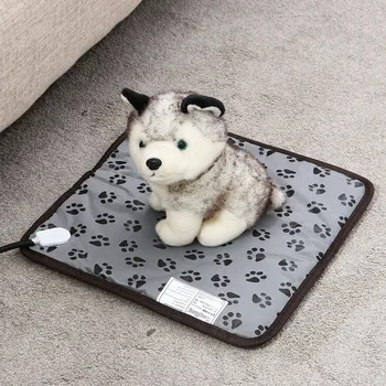 

Cat Heated Pad Pet Electric Heating Mat US Plug 45*45cm Third Gear Home Accessories Puppy Cushion Winter Gift