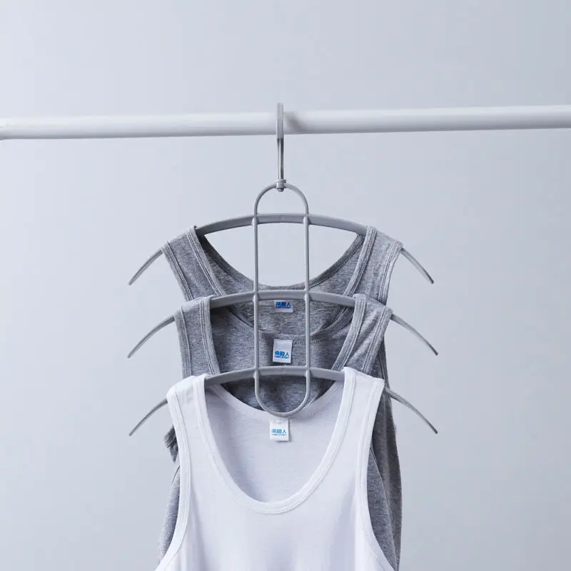 Модная брендовая Новинка Горячая креативная противоскользящая многослойная вешалка для брюк вешалка для шкафа 3 слоя s простой стиль