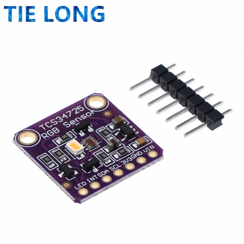 1 шт. цветной датчик 34725 TCS34725 RGB модуль платы разработки для Arduino | Электронные