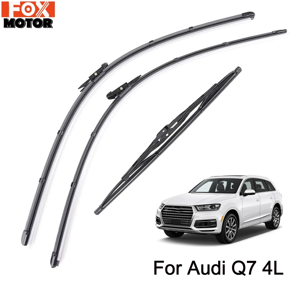 Misima 2" 26" 1" передние и задние щетки стеклоочистителя для Audi Q7 2006- резиновые оконные ветровые стекла ветровое стекло автомобиля аксессуары