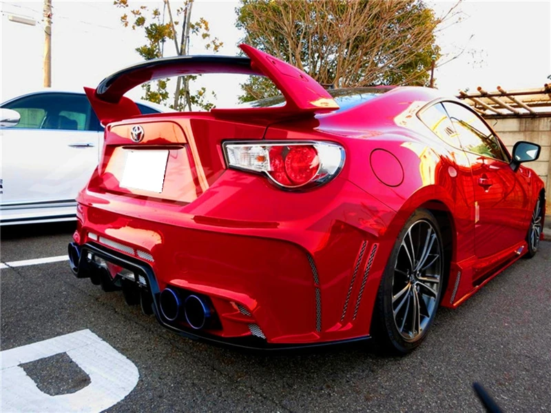 Спойлер для Subaru BRZ или Toyota GT86 ABS пластик Материал Неокрашенный Грунтовка цвет задний спойлер багажника украшение в виде хвостового крыла