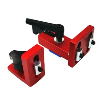 

30/45 Type Woodworking Chute Backing Connector T-track Slot Miter Gauge Machinery Part Module Track Stop Locator Rail Retainer
